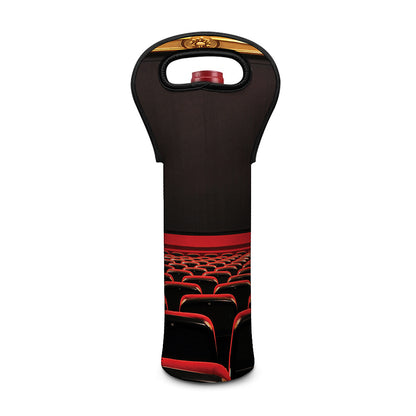 Theatre Stage Print Single Neoprene Wine Tote
