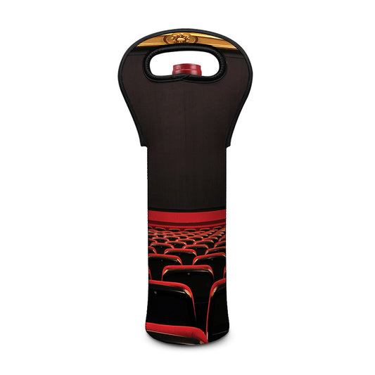 Theatre Stage Print Single Neoprene Wine Tote