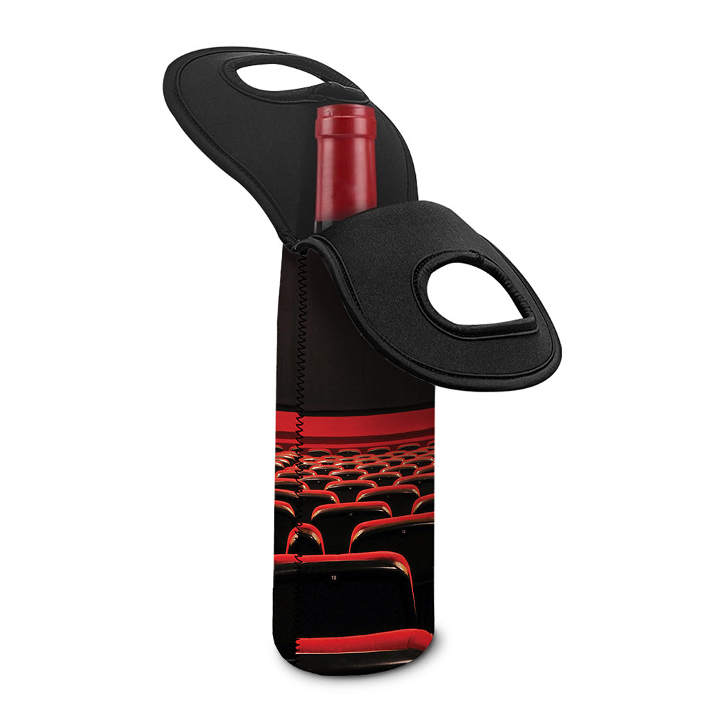 Theatre Stage Print Single Neoprene Wine Tote