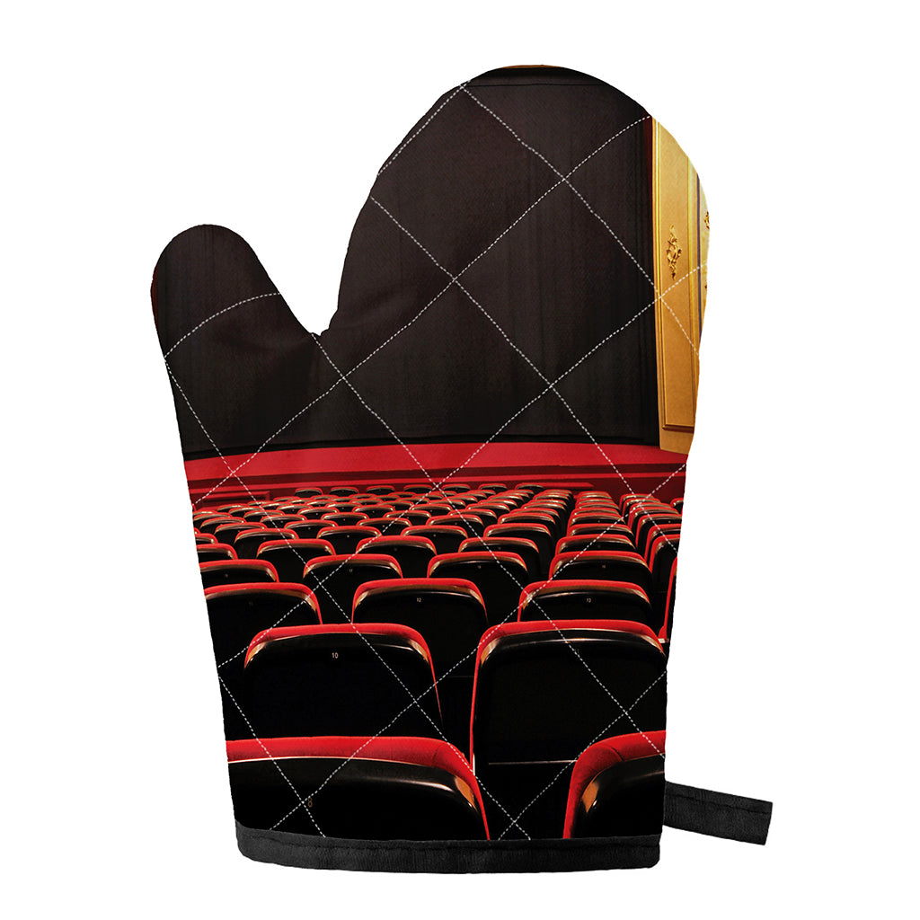 Theatre Stage Print Single Oven Mitt