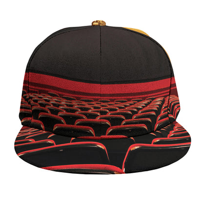 Theatre Stage Print Snapback Cap