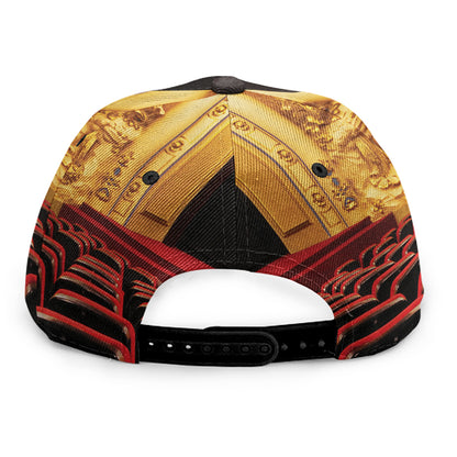 Theatre Stage Print Snapback Cap