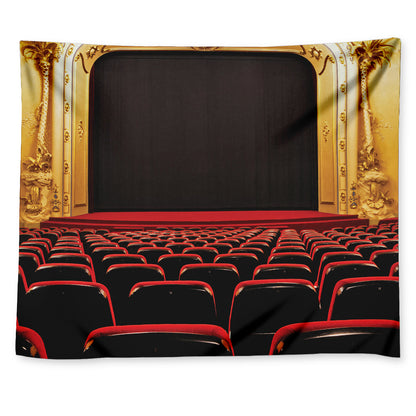Theatre Stage Print Tapestry