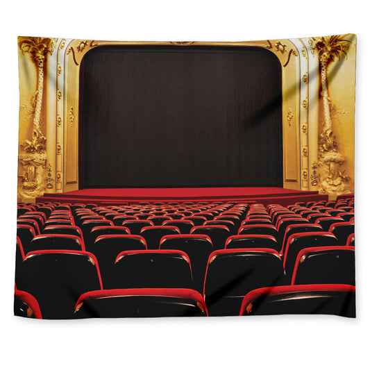 Theatre Stage Print Tapestry