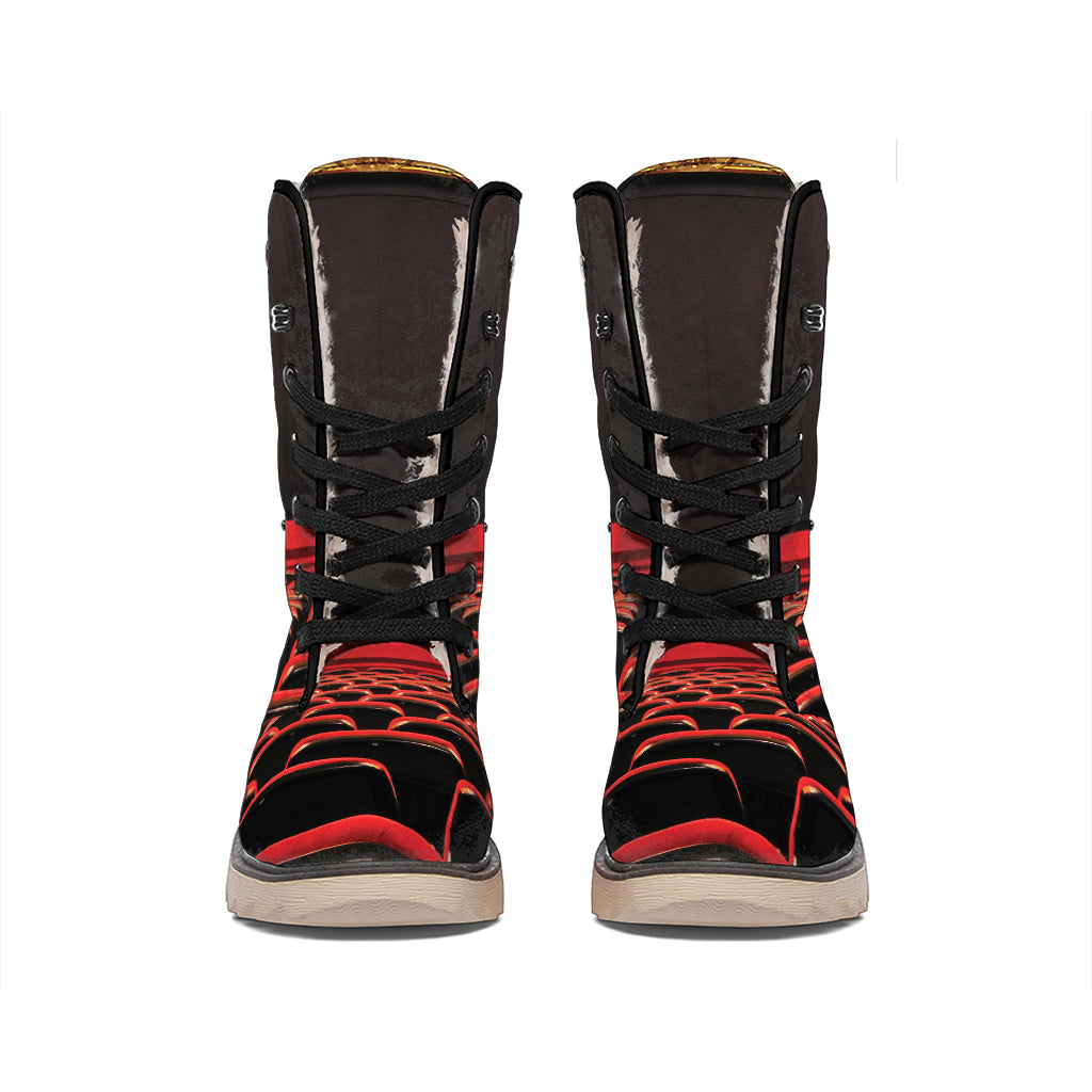 Theatre Stage Print Winter Boots