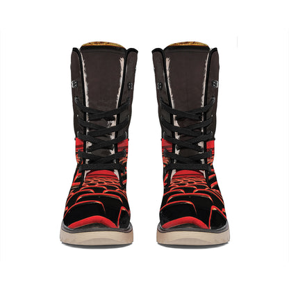 Theatre Stage Print Winter Boots