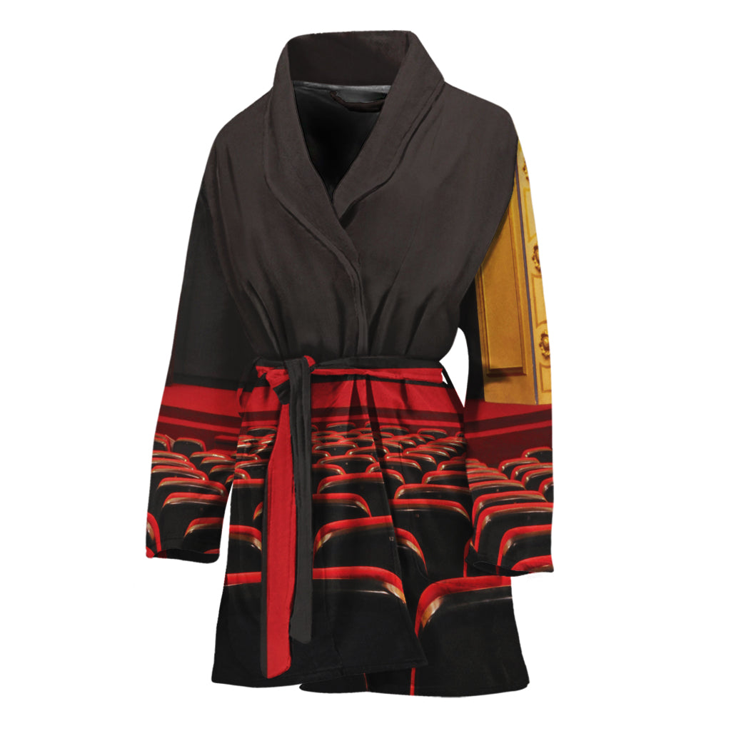 Theatre Stage Print Women's Bathrobe