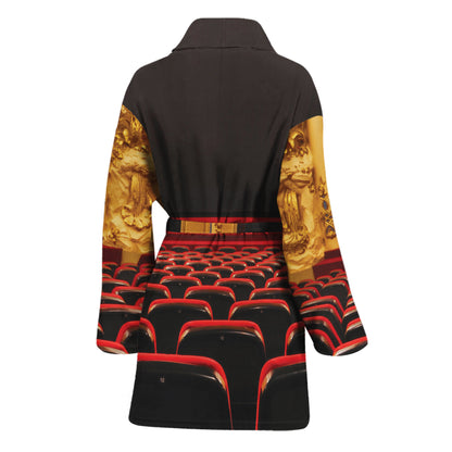 Theatre Stage Print Women's Bathrobe