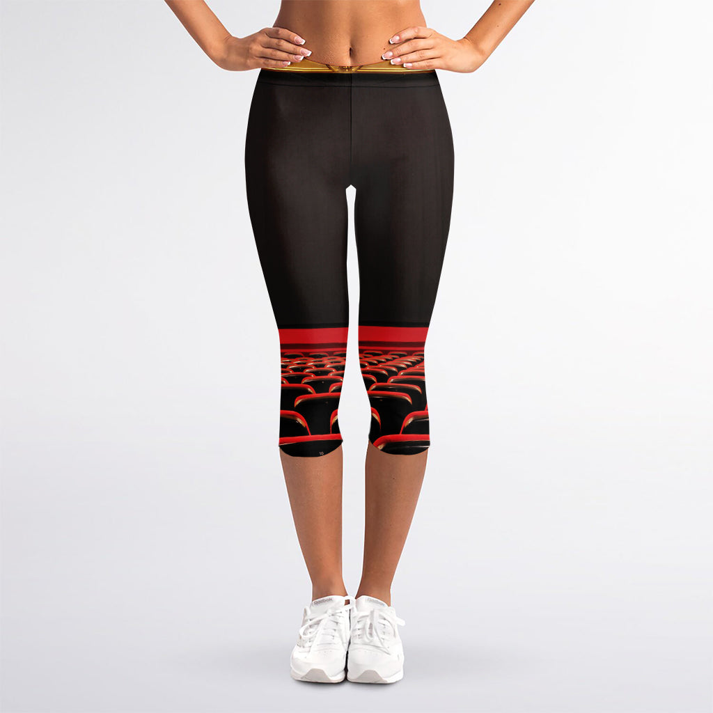 Theatre Stage Print Women's Capri Leggings