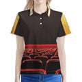 Theatre Stage Print Women's Polo Shirt