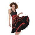Theatre Stage Print Sleeveless Knee Length Dress