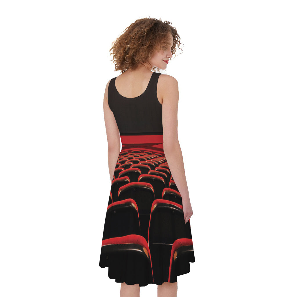 Theatre Stage Print Women's Sleeveless Dress