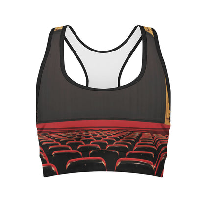 Theatre Stage Print Women's Sports Bra