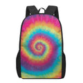 Tie Dye Print 17 Inch Backpack