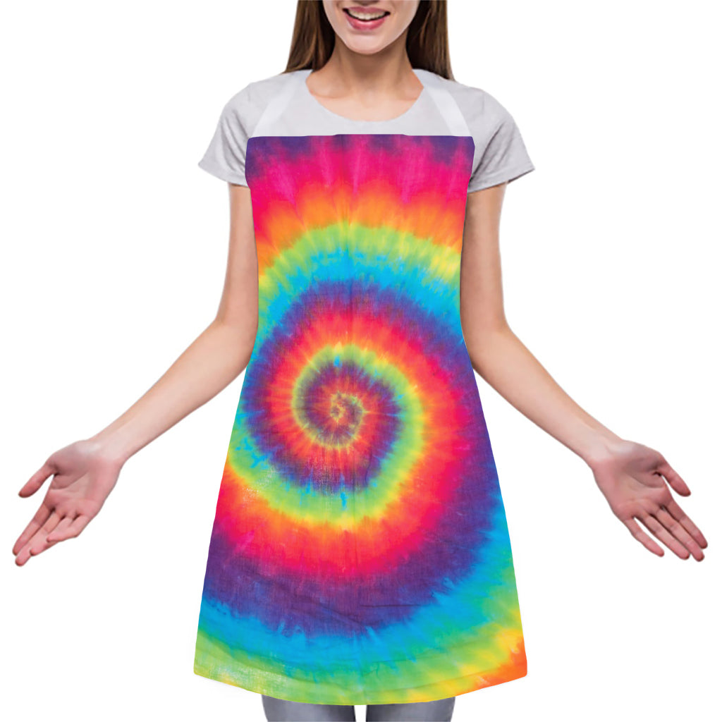 Tie Dye Print Adjustable Apron