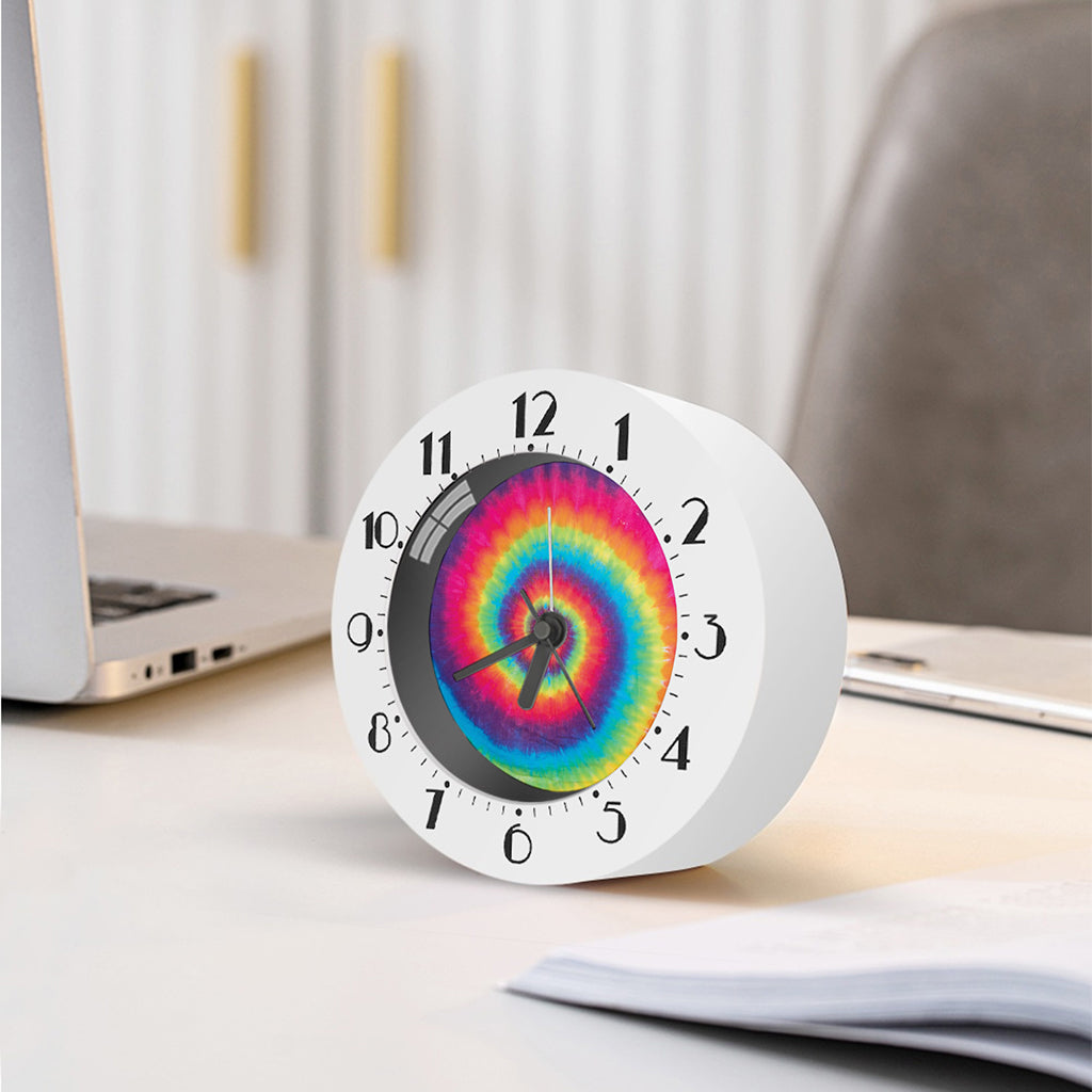 Tie Dye Print Alarm Clock