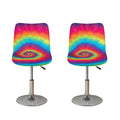 Tie Dye Print Bar Stool Covers