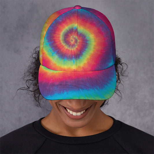 Tie Dye Print Baseball Cap