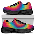 Tie Dye Print Black Chunky Shoes