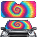 Tie Dye Print Car Windshield Sun Shade