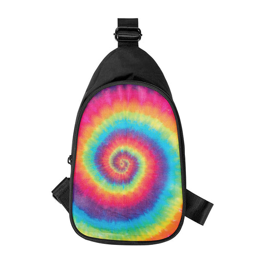 Tie Dye Print Chest Bag