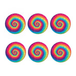 Tie Dye Print Coaster Set