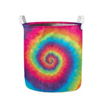 Tie Dye Print Collapsible Laundry Basket