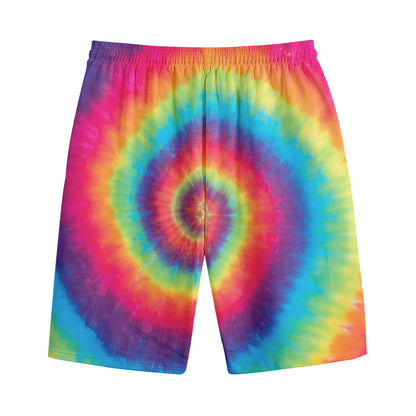 Tie Dye Print Cotton Shorts