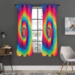 Tie Dye Print Curtain
