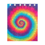 Tie Dye Print Curtain