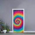 Tie Dye Print Door Sticker