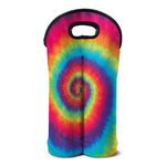 Tie Dye Print Double Neoprene Wine Tote