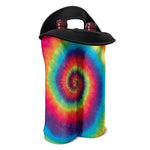 Tie Dye Print Double Neoprene Wine Tote