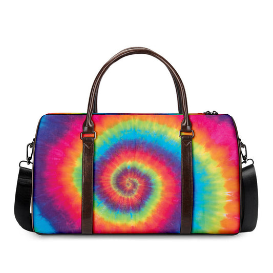 Tie Dye Print Duffle Bag
