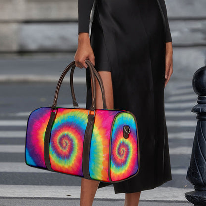Tie Dye Print Duffle Bag