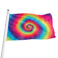 Tie Dye Print Flag