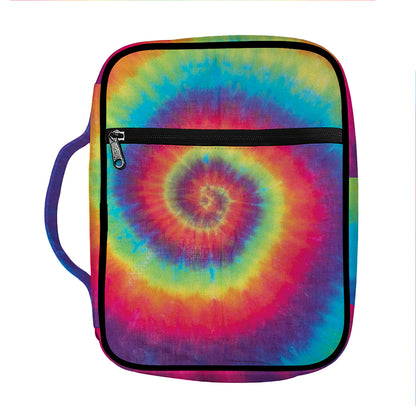 Tie Dye Print Front Pocket Bible Bag