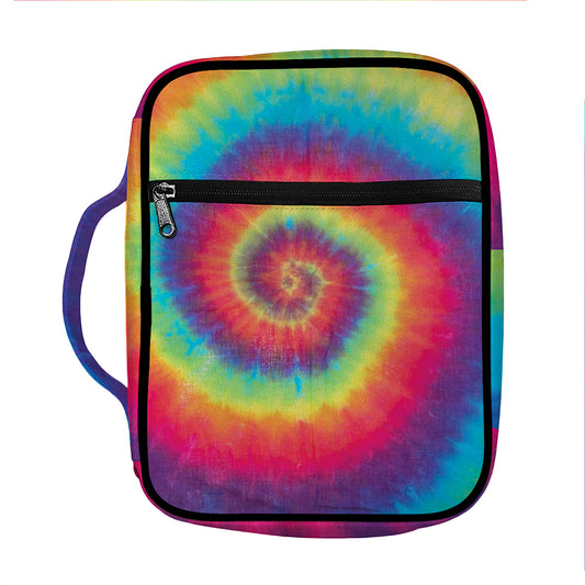 Tie Dye Print Front Pocket Bible Bag