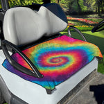 Tie Dye Print Golf Cart Seat Cover