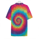 Tie Dye Print Hawaiian Shirt