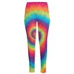 Tie Dye Print High-Waisted Pocket Leggings
