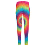 Tie Dye Print High-Waisted Pocket Leggings