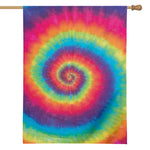 Tie Dye Print House Flag