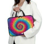 Tie Dye Print Laptop Sleeve With Handle