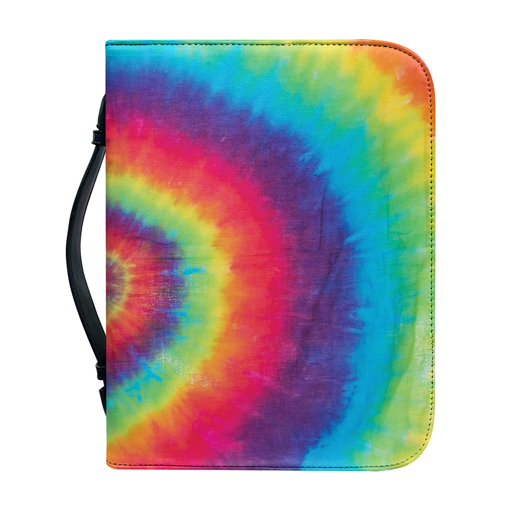 Tie Dye Print Leather Bible Cover