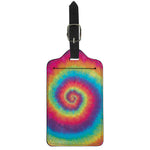 Tie Dye Print Luggage Tag