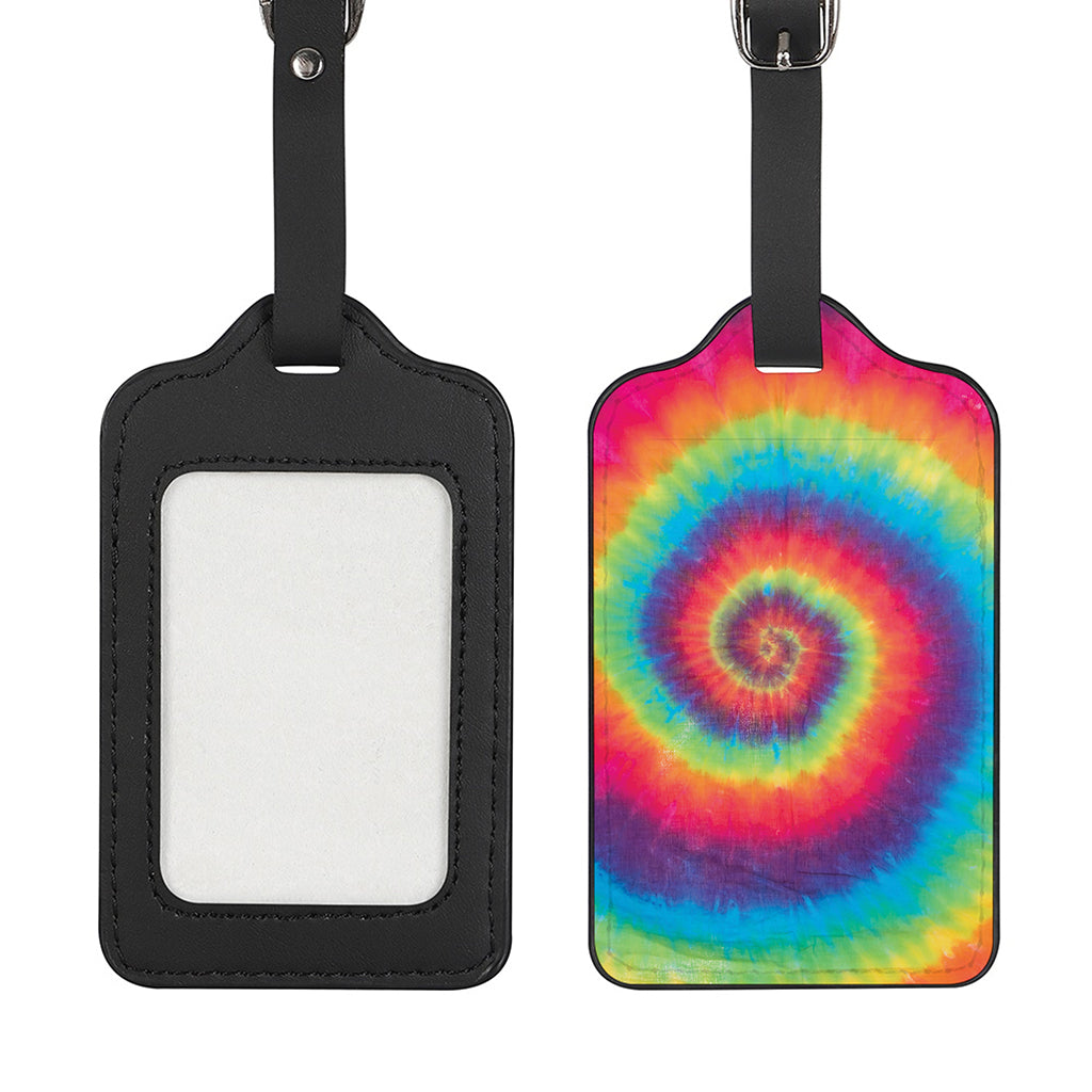 Tie Dye Print Luggage Tag