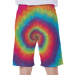 Tie Dye Print Men's Beach Shorts
