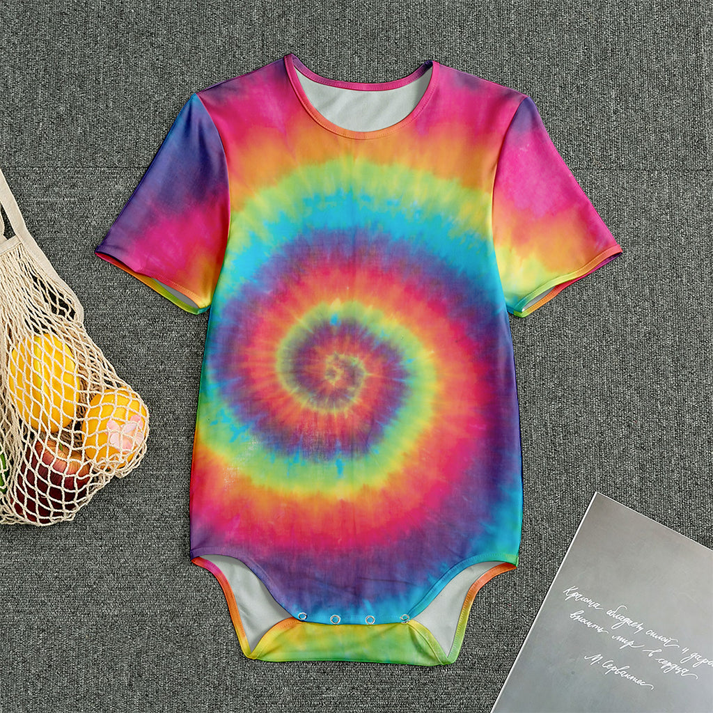 Tie Dye Print Men's Bodysuit