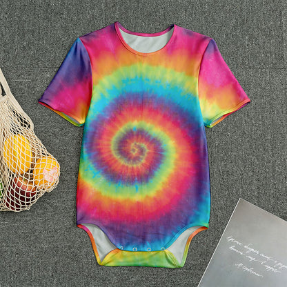 Tie Dye Print Men's Bodysuit